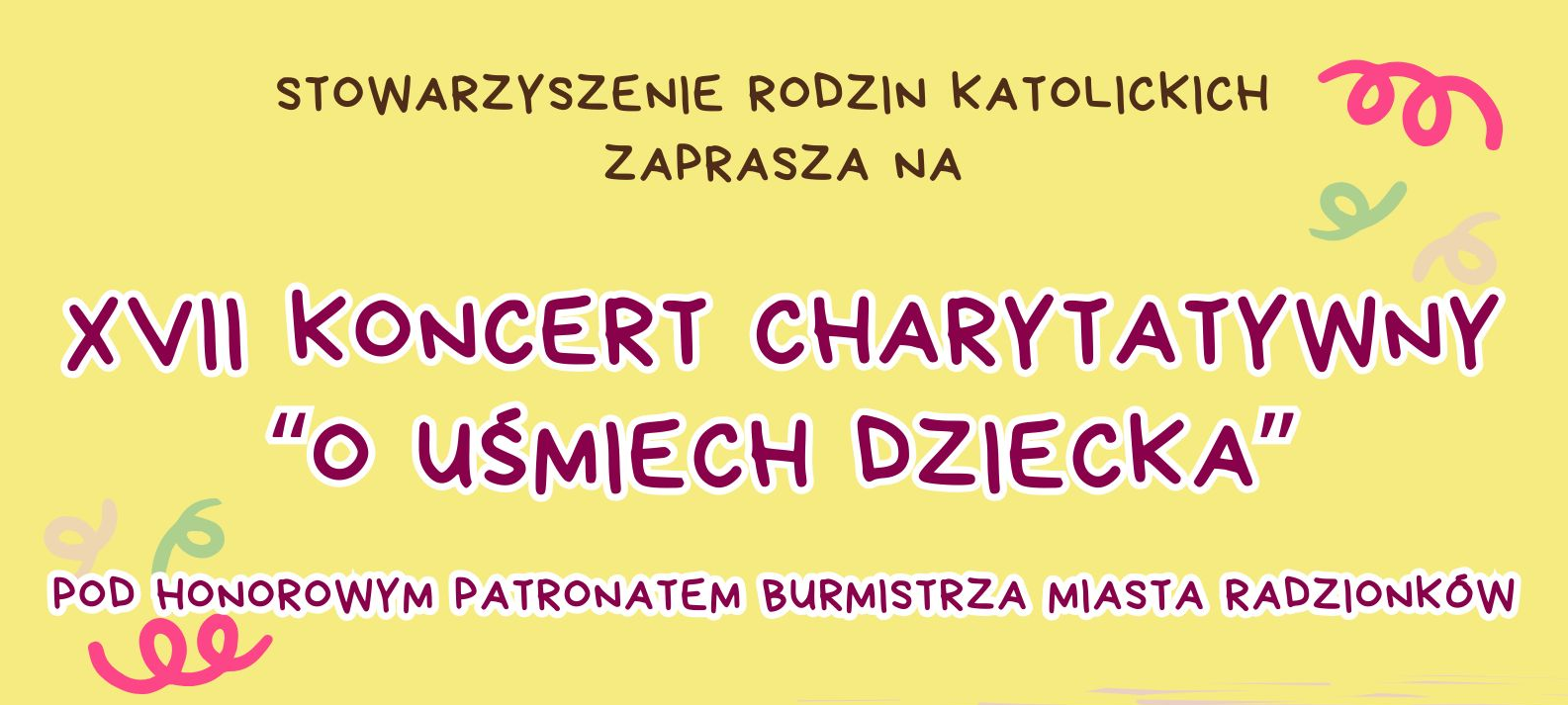 XVII Koncert Charytatywny "O Uśmiech Dziecka"